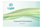 Corporate Presentation Light - July 2014