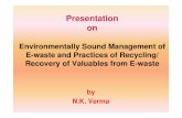 Verma Environmentally Sound Management of E-waste and Practices of Recycling