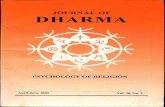 Journal of Dharma Apr - June 2005 Vol. 30 No. 2