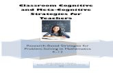 Classroom Cognitive and Metacognitive Strategies for Teachers_Revised_SR_09.08.10