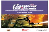 Fighting Fire Fitness Log Book