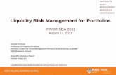 Liquidity Risk Management for Portfolios_Joseph Cherian IPARM Asia 2011 Asia Etrading