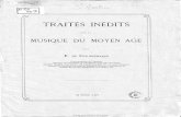 [Traités Inédits Sur La Musique Du Moyen Age] Vol. 1