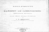 Regulations in Bayonet and Saber Fencing for the Royal Fleet. - Lars Mauritz Törngren Swedish Navy 1882
