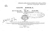 Gun Drill 4.7in QF Gun