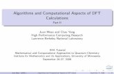 Algorithms and Computational Aspects of DFT Matlab