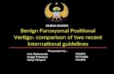 Benign Paroxysmal Positional Vertigo Journal Comparison of Two Recent International Guidelines.ppt