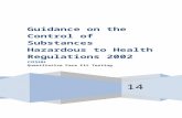 Guidance on the Control of Substances Hazardous to Health Regulations 2002