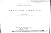 A. E. Moodie - Geografia e Política