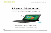 Genesis Tab-3 User'SManual