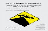 12 Biggest Mistakes Job Hunters Make