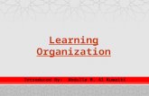 Learning organization presentation
