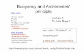 Fluids Buoyancy Lecture 3