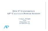 AP Calculus Panel T3 2014 Wright