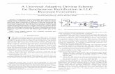 A Universal Adaptive Driving Scheme for Synchronous Rectification in LLC Resonant Converters