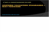 Uniform Valuation Standards Way Forward