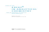 Excel for Analytical Chemistry