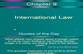 Chapter 9- International Law Powerpoint Presentation