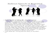 Indirect Speech or Reported Speech 2