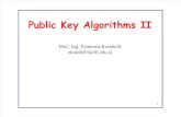 Leksion 9 Public Key Algorithms