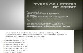 Module 4 Letter of Credit Types