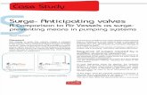 Surge- Anticipating valves A Comparison to Air Vessels as surgepreventing means in pumping systems