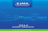 SJMS Associates Budget Highlights 2014