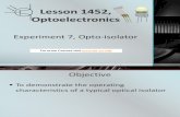 Opto Isolators Lesson 07-17-2012