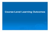Course-Level Learning Objectives
