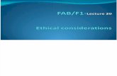 #20 - Ethical Considerations