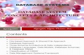 1 Database System Concepts Architecture