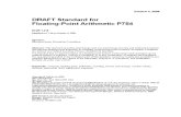 F2003 Part 1, Floating Point Arithmetic Standard 2006 Included in 1539-1