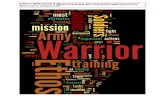 App D. Foundations in Research on Warrior Ethos