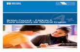 EAQUALS British Council Core Curriculum April2011
