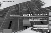 Mixer - Yamaha Emx5016cf Manual