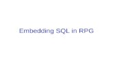 Embedding SQL in RPG