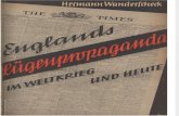 Englands Lügenpropaganda im Weltkrieg und Heute / Hermann Wanderscheck / 1940
