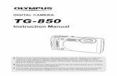 Olympus TG-850 Manual