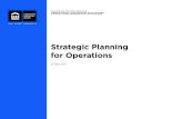 OLEX Strategic Planning for Operations