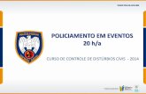 Policiamento Em Eventos CDC14 PMES