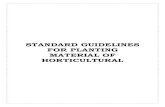 Standards for Planting Material