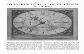 Constructing a Year Clock by C.B. Reeve