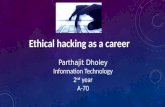 Hacking as a Career