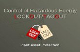 Control of Hazardous Energy