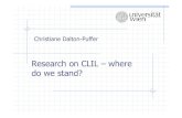 CLIL Research Overview PPT