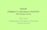 Child Lit 2 PISMP - Pedagogical Principles of Teaching Young Learners
