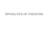 Ophiolites of Pakistan