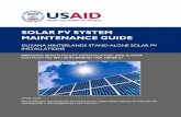 Solar PV Systems Maintenance Guide