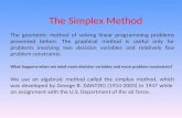 4-The Simplex Method
