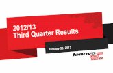 Lenovo q3 Fy13 Ppt Eng Final